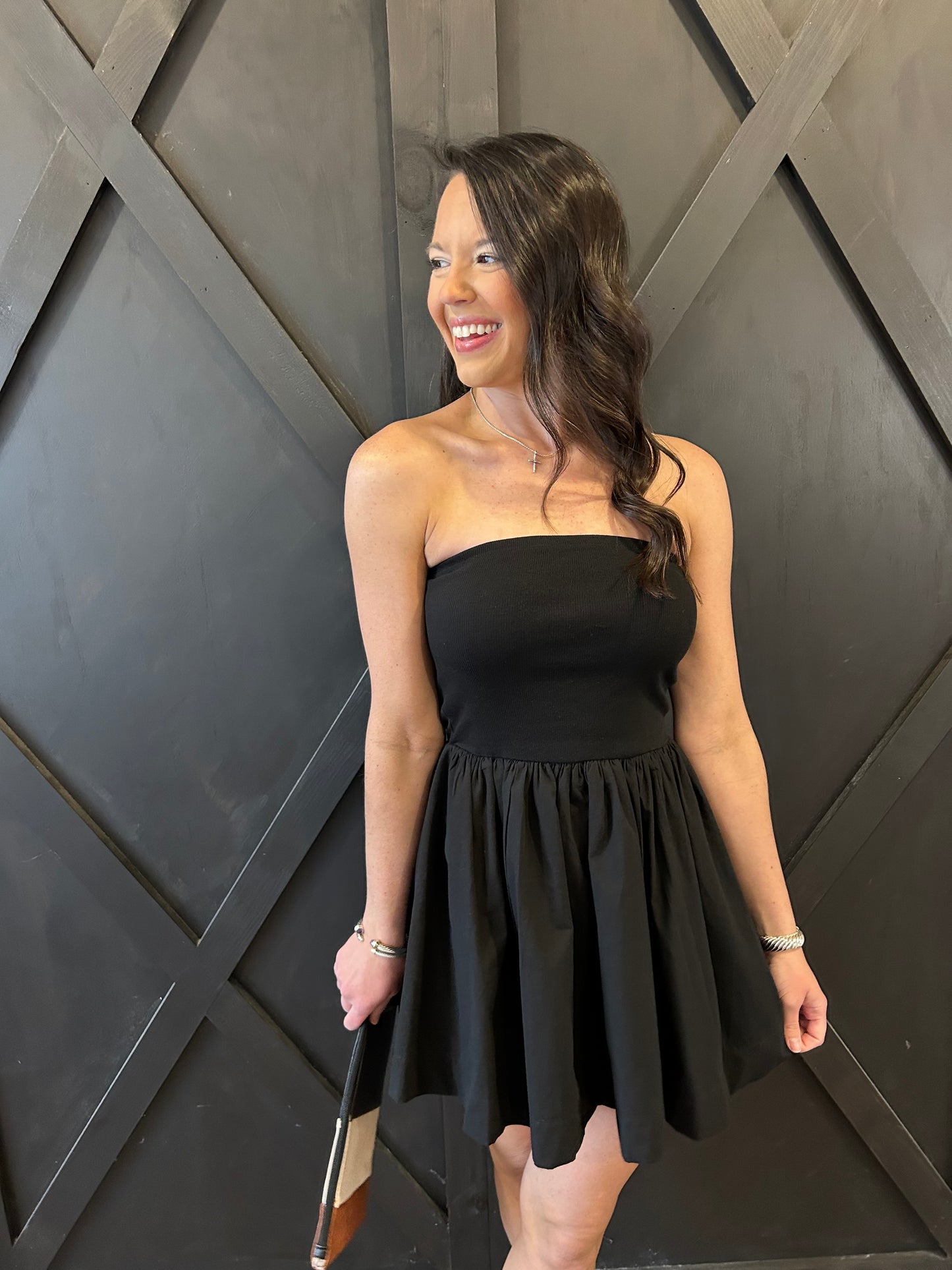 Samantha Strapless Mini Dress - 2 Colors!