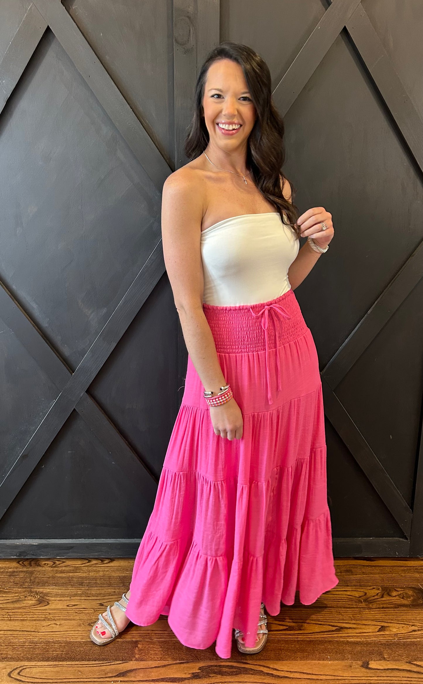 The Sami Smock Waist Maxi Skirt