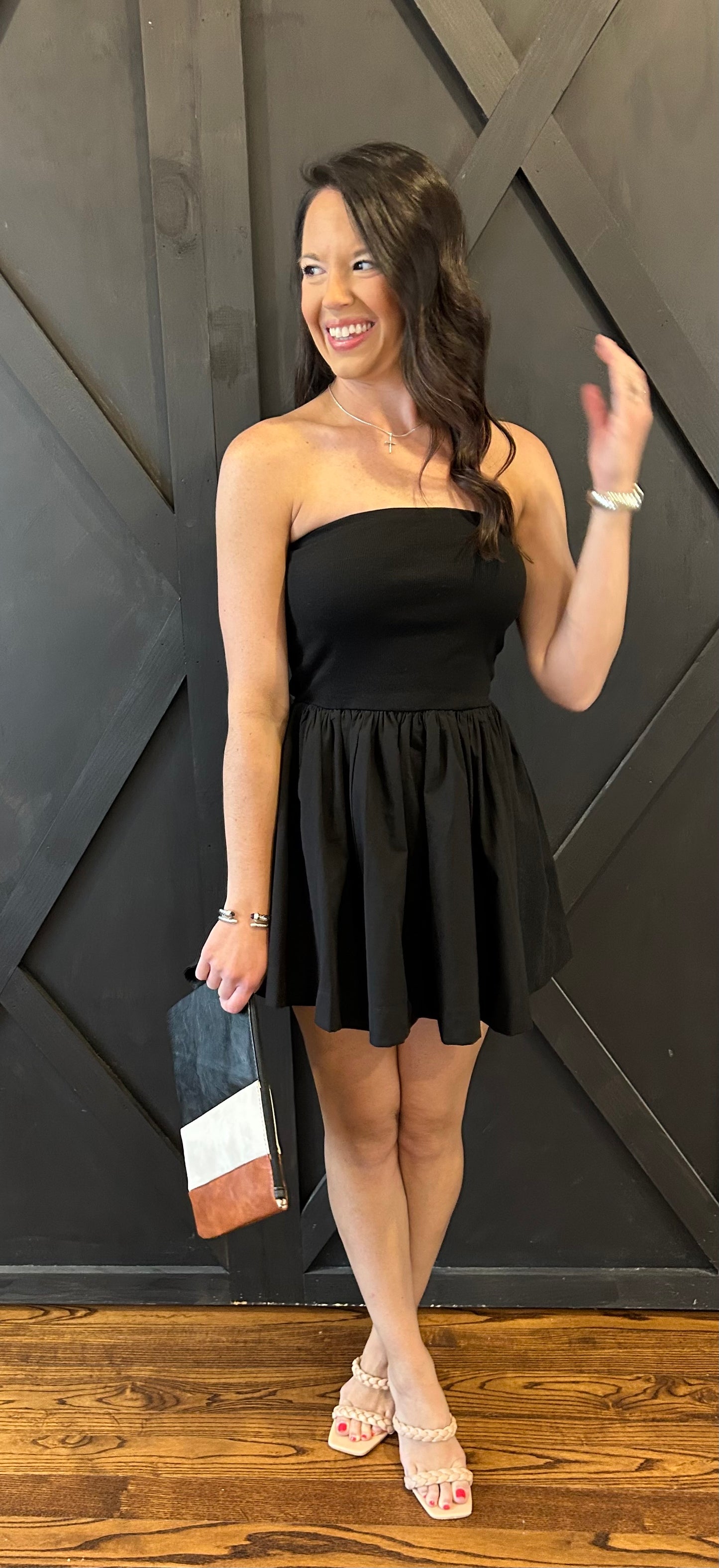 Samantha Strapless Mini Dress - 2 Colors!