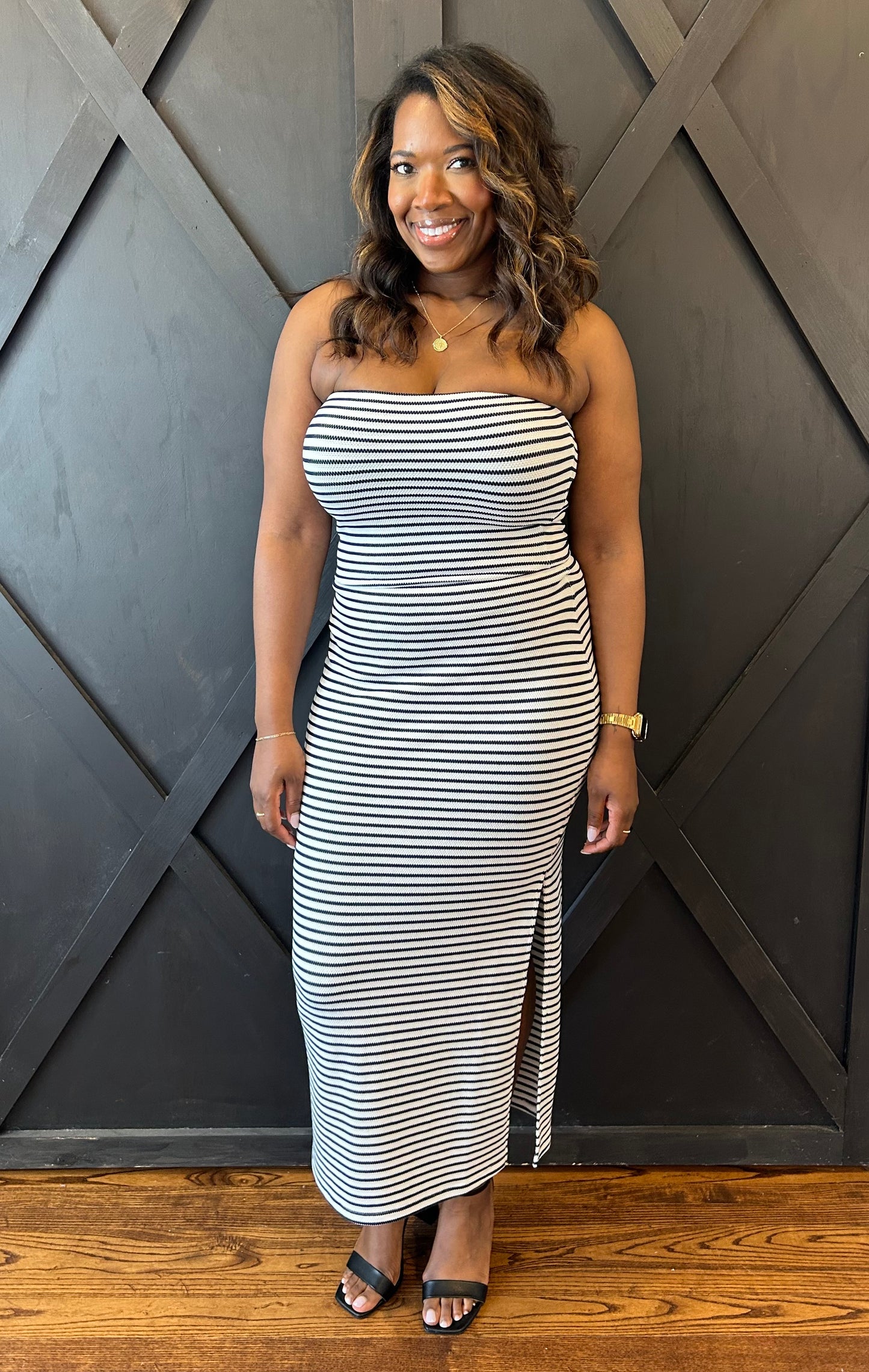 Z Supply Ainslie Stripe Midi Skirt