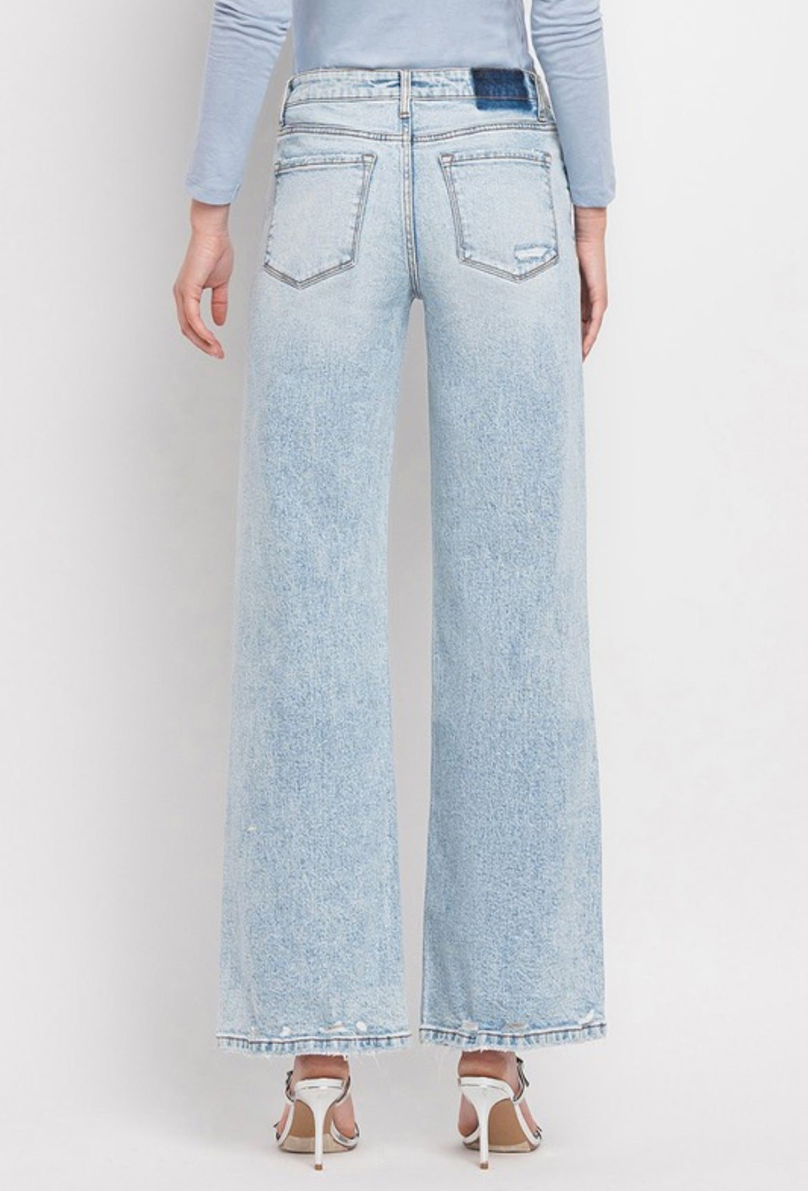 Lovervet Super High Rise Wide Leg Denim