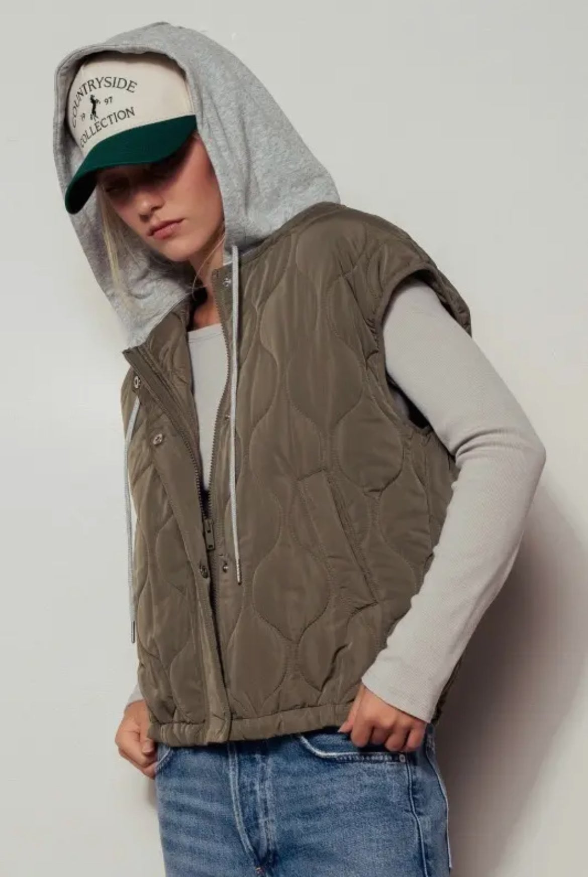 Varsity Hooded Vest