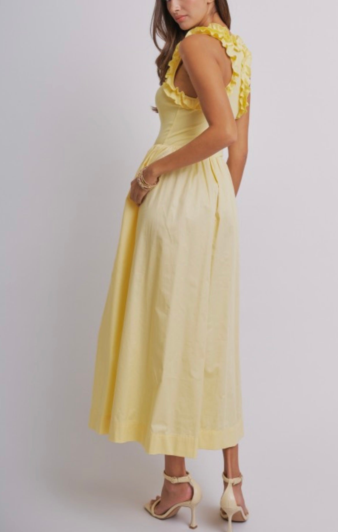 The Sunshine Ruffle Maxi