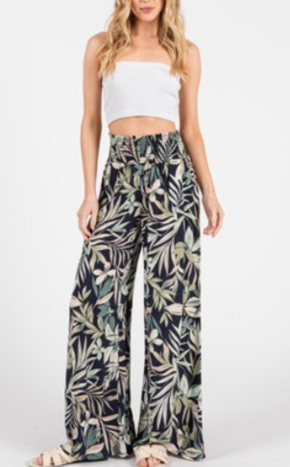 The Lotus Smocked Pant