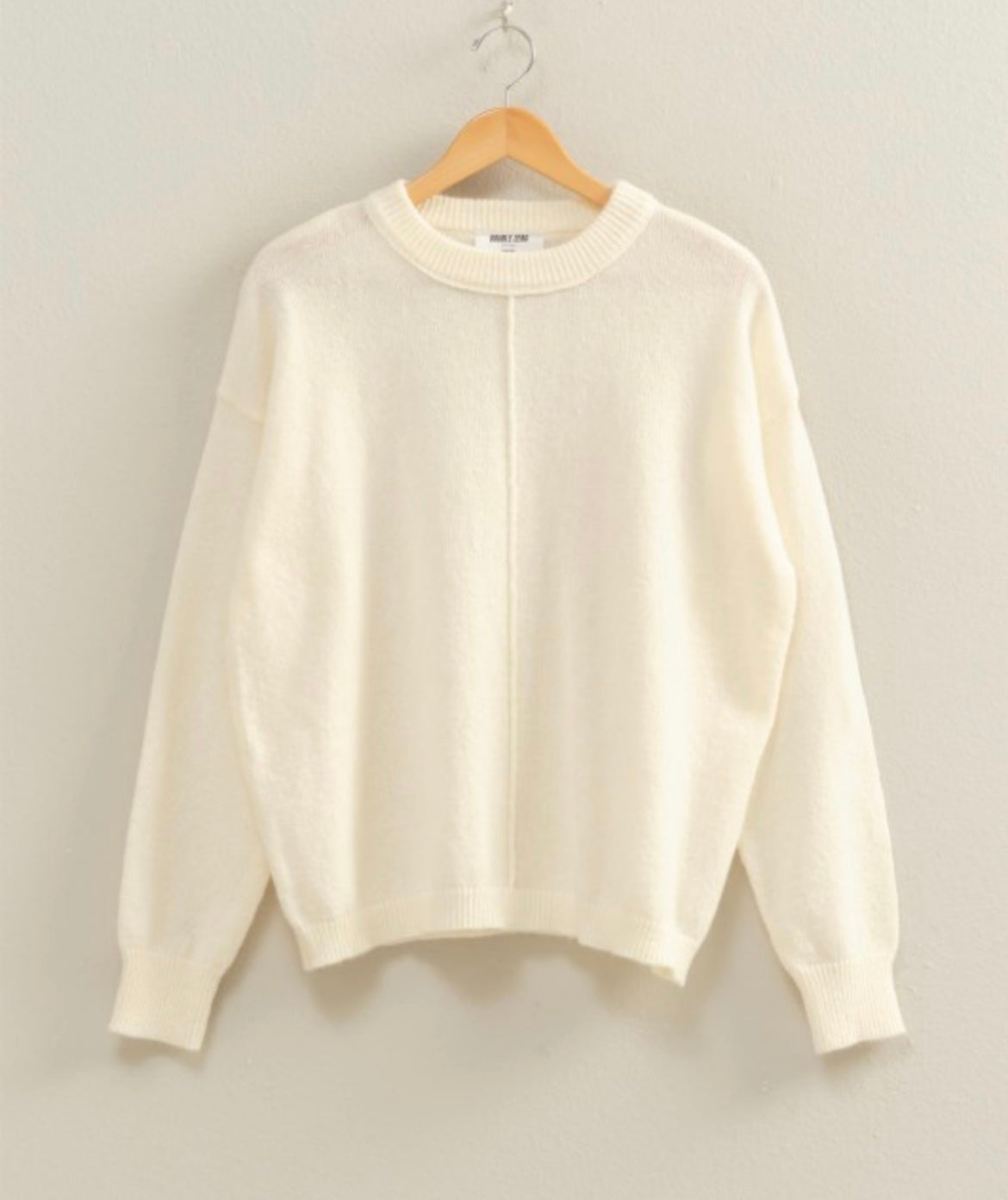 The Fergie Front Seam Lightweight Sweater - 2 Colors