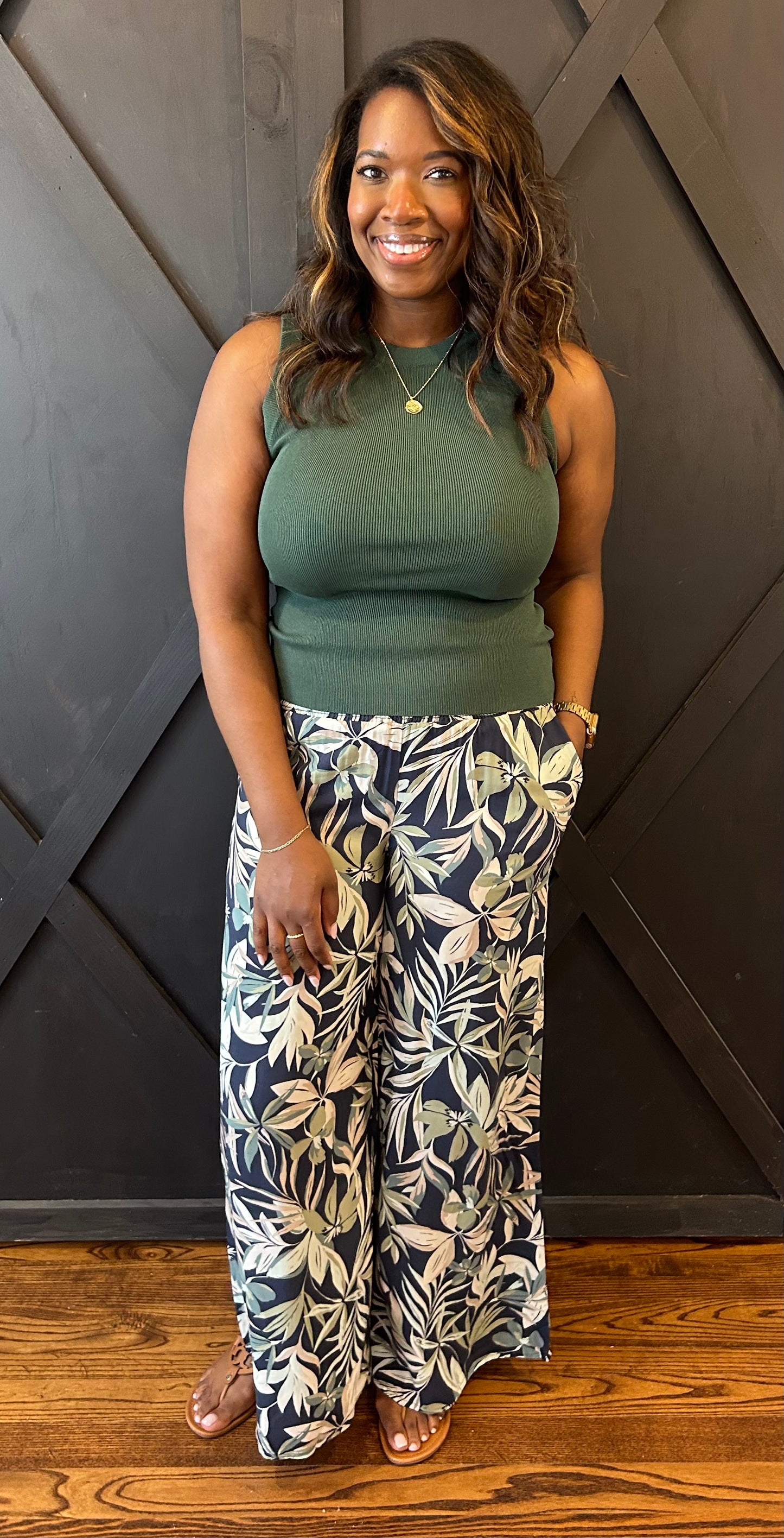The Lotus Smocked Pant