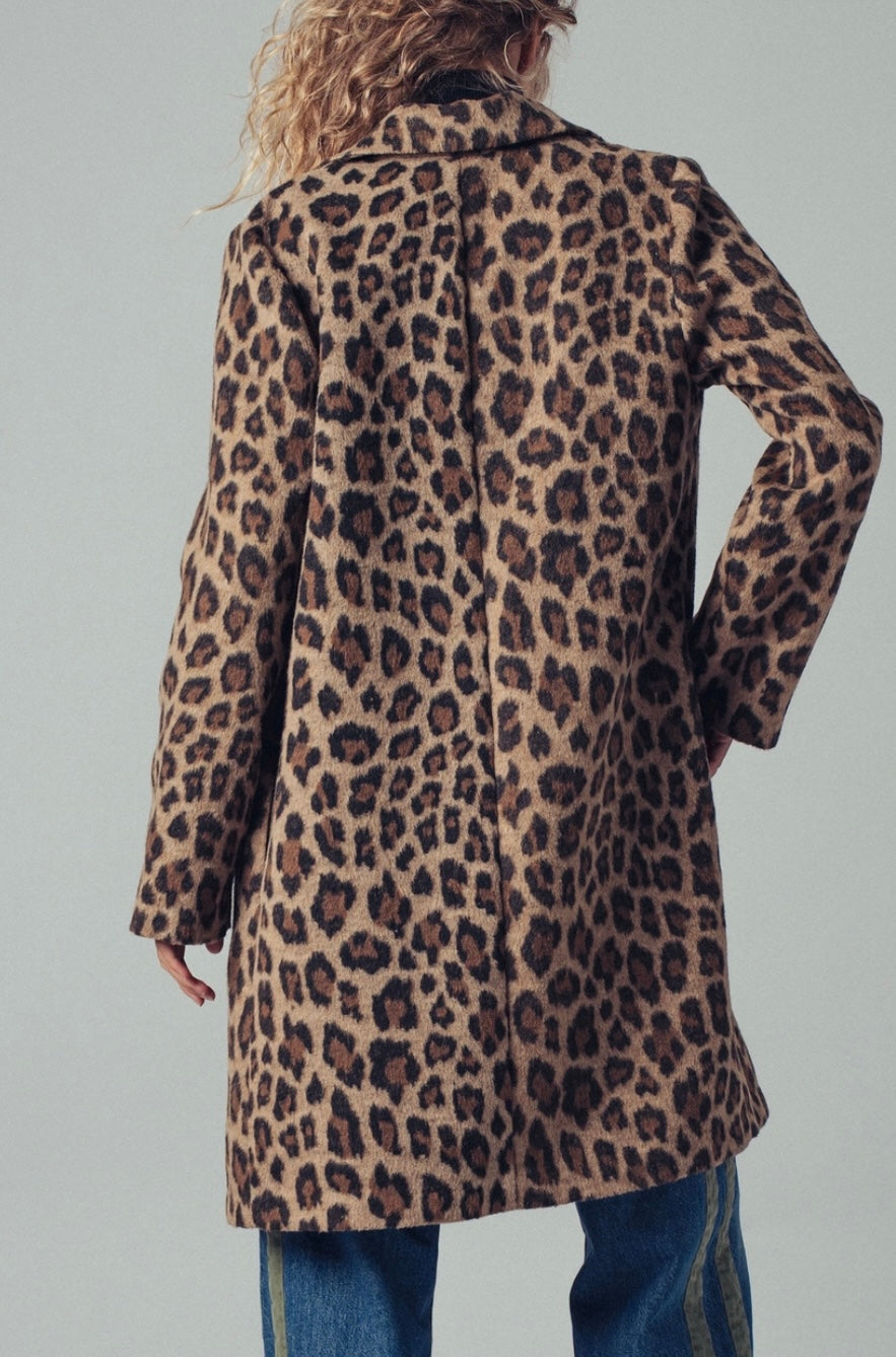 The Layla Leopard Coat