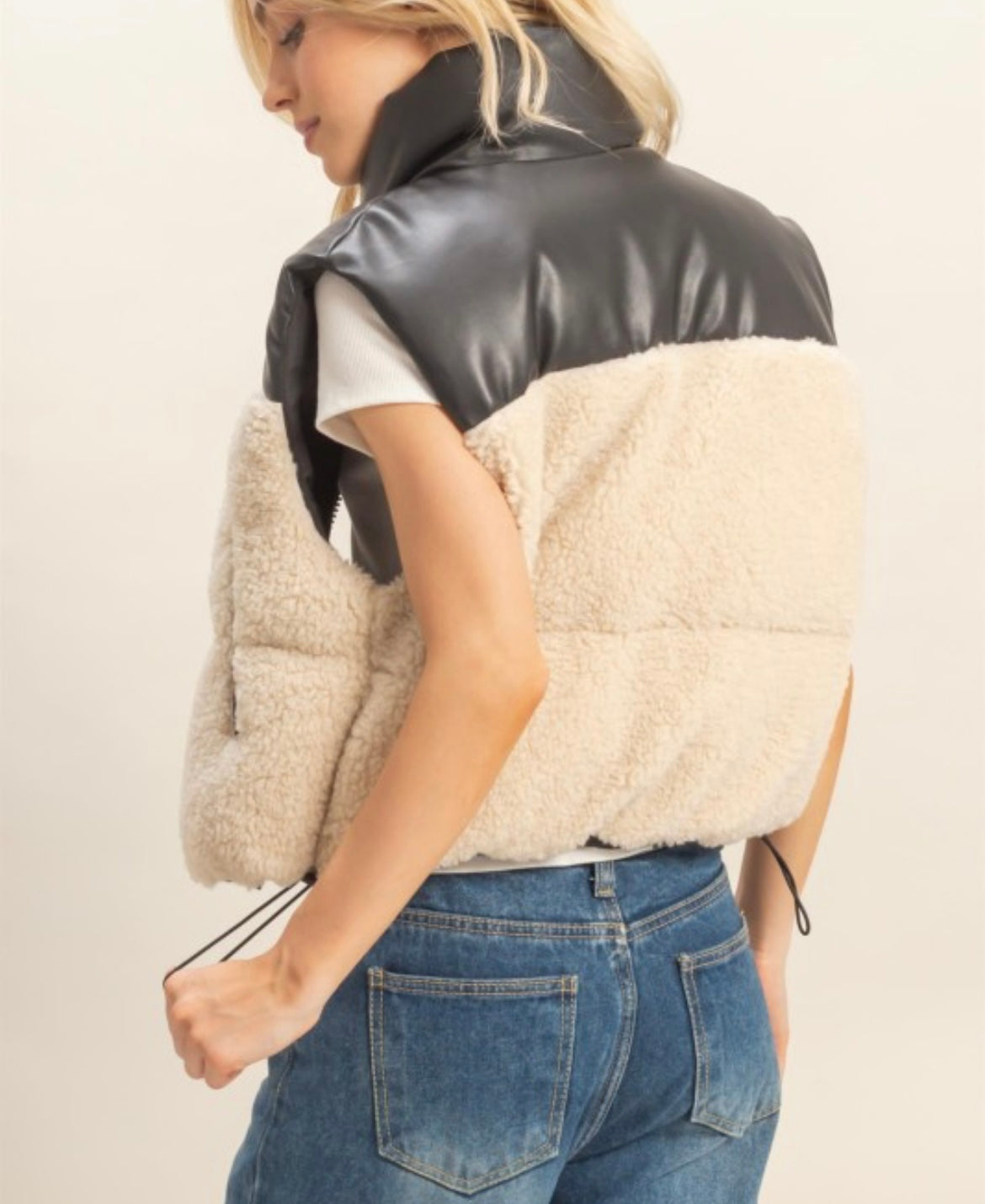 Sherpa Puffer Vest