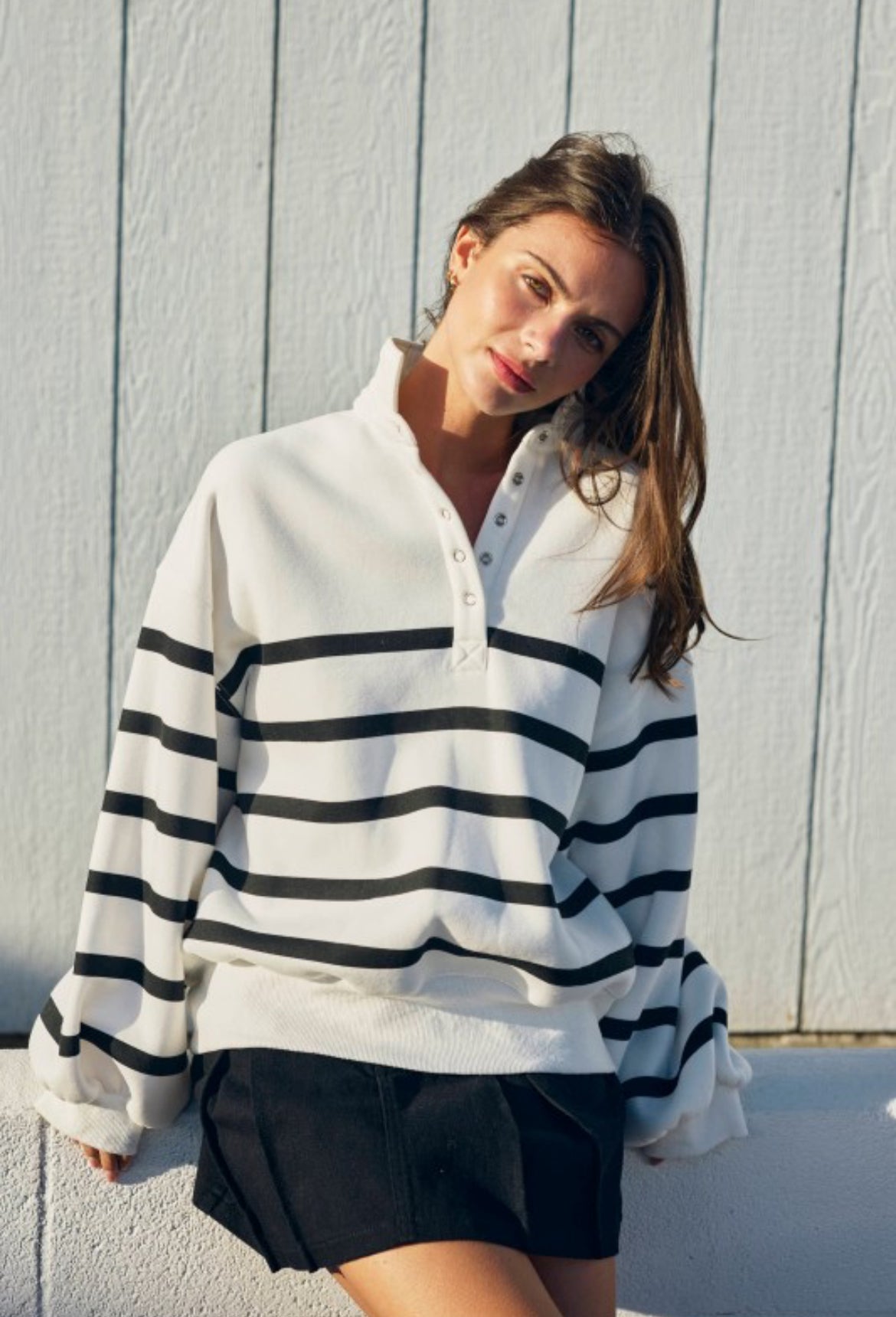 Addison Stripe Pullover - PREORDER
