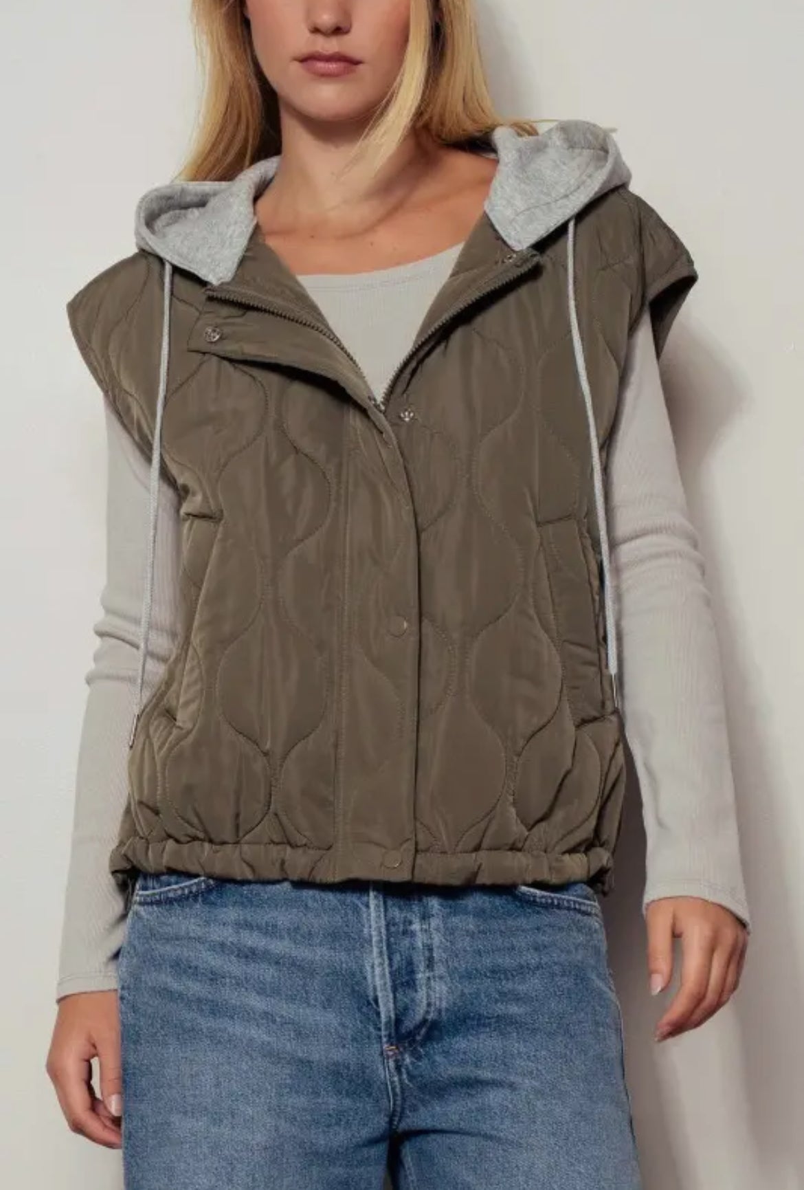 Varsity Hooded Vest