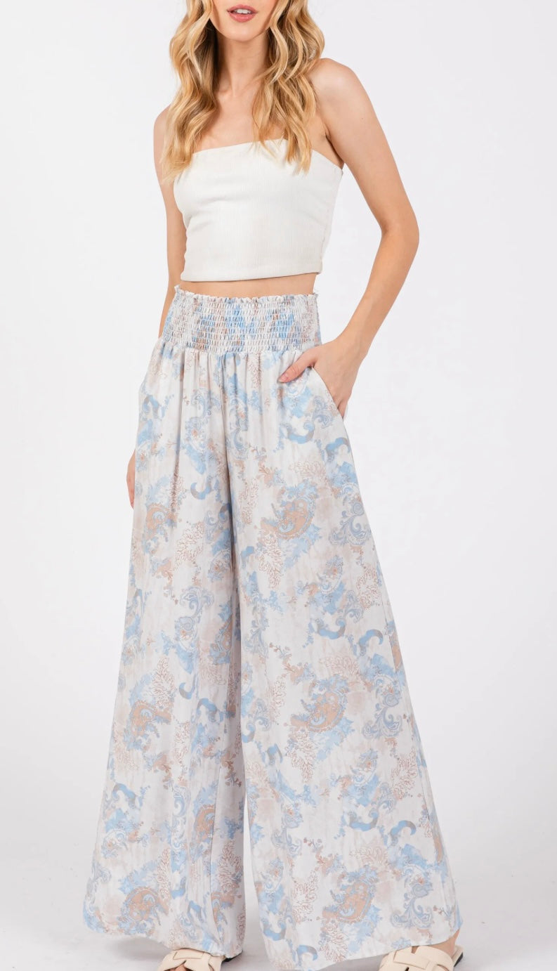 The Finley Smocked Pants - 2 Colors