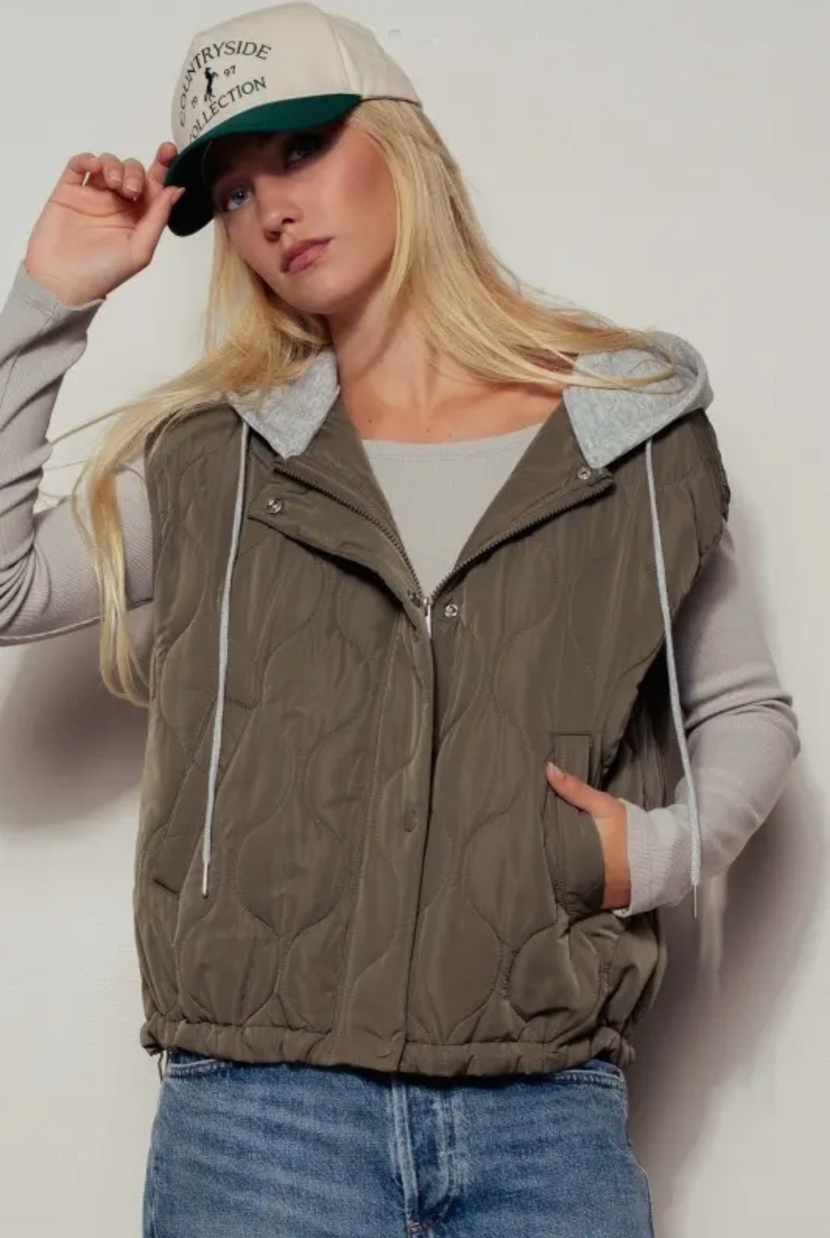 Varsity Hooded Vest
