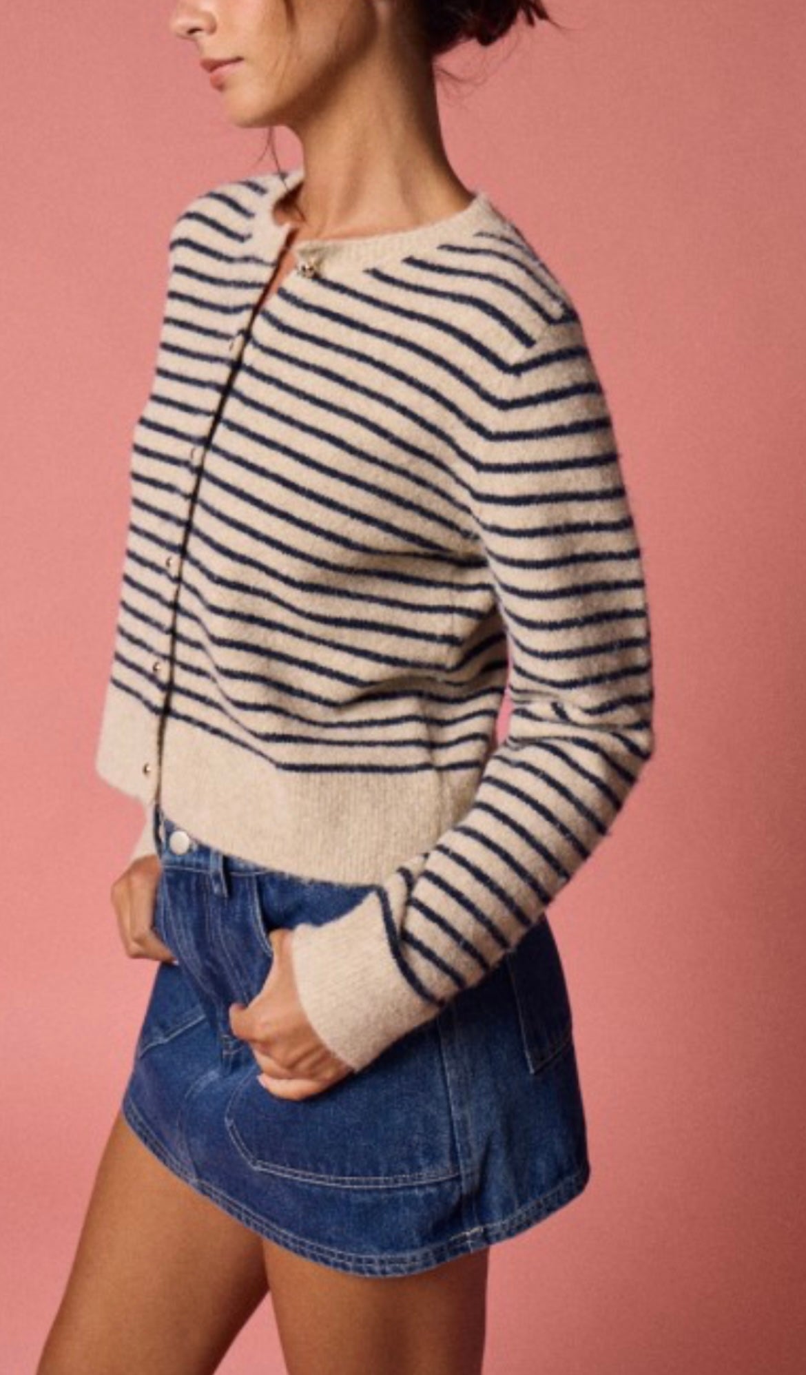 The Syd Striped Cardi
