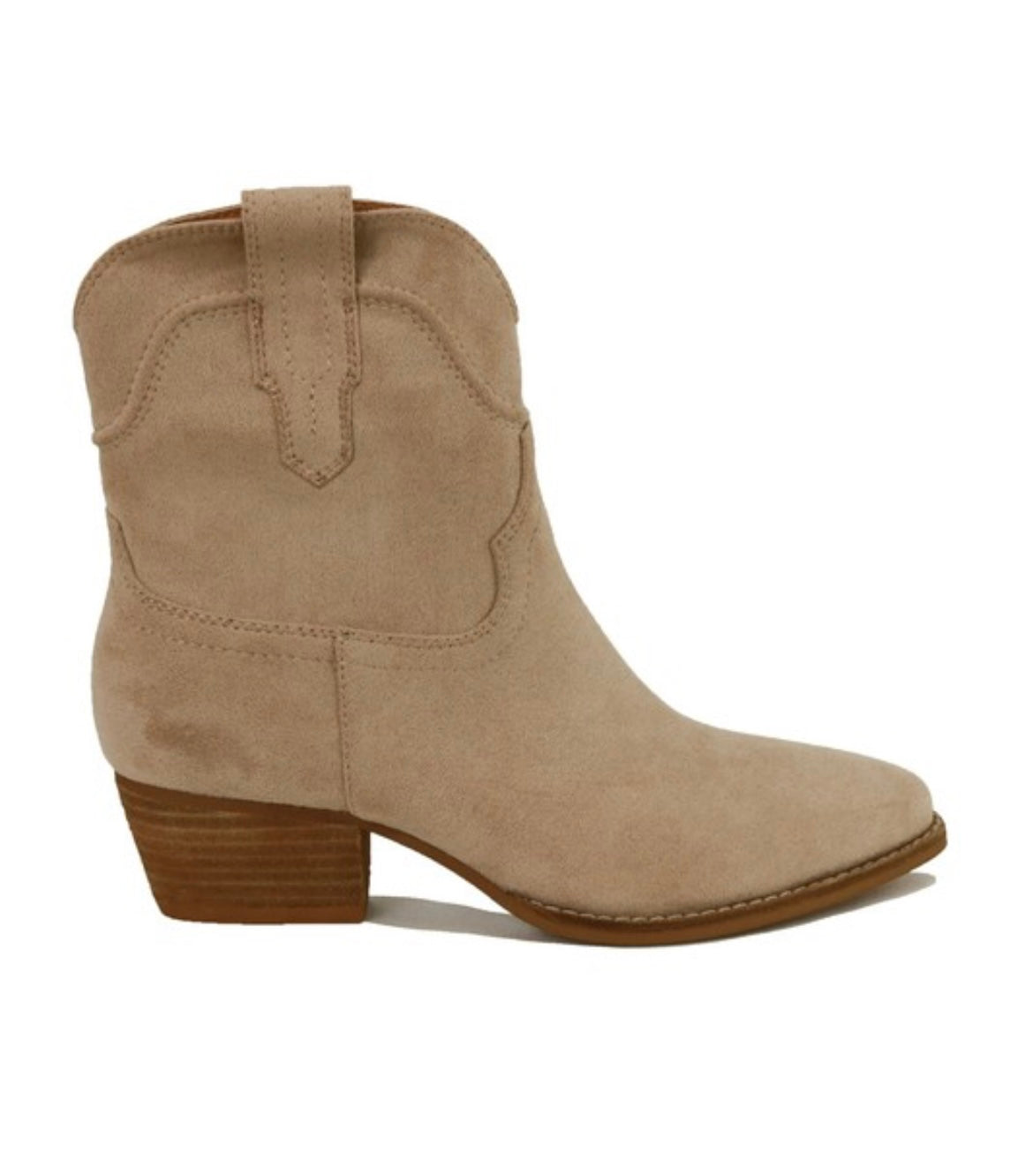 The Dallas Western Bootie - 2 Colors