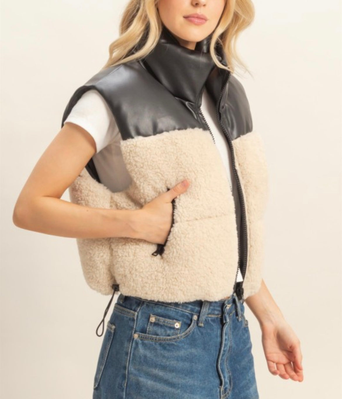 Sherpa Puffer Vest