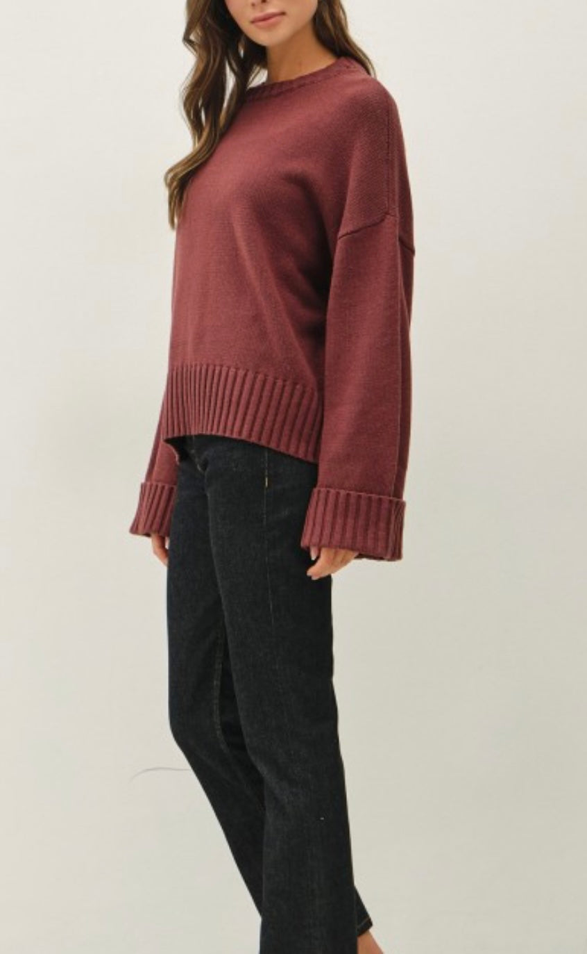 The Whitney Wide Sleeved Sweater