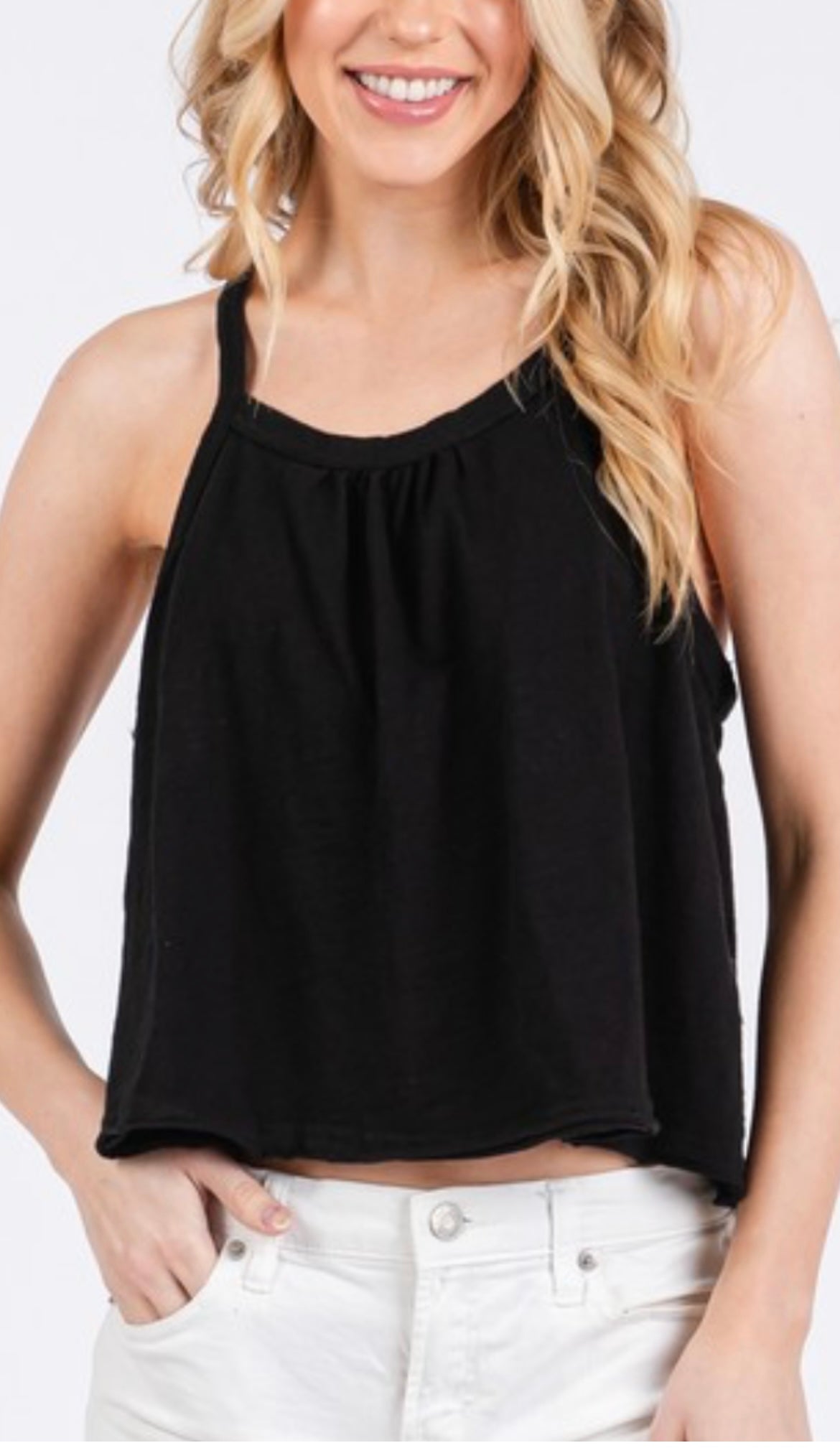 The Rachel Racerback Swing Tank - 3 Colors