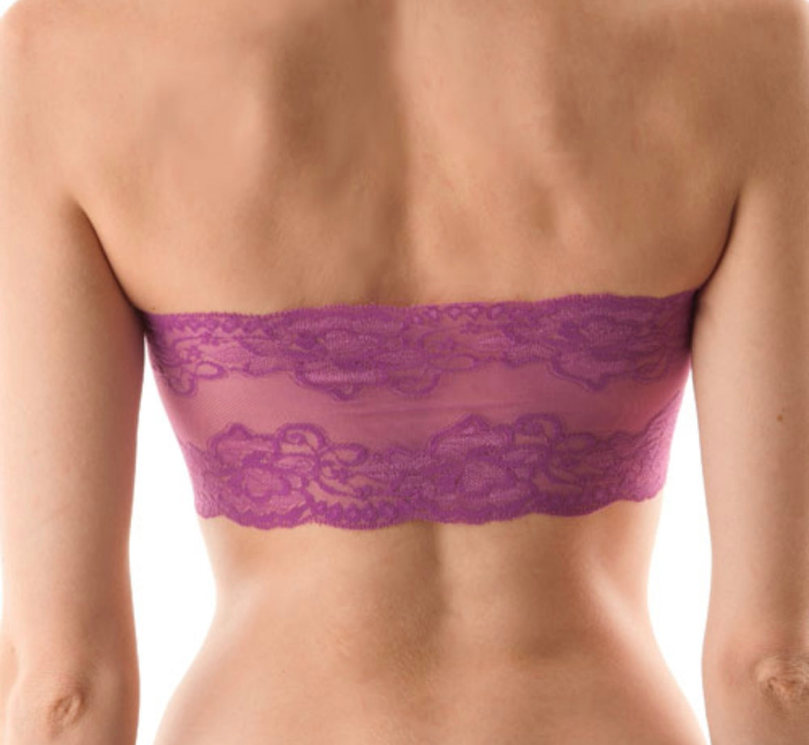 Bandeau with Lace Back - 4 Colors