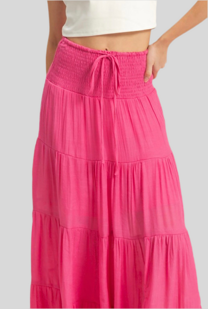 The Sami Smock Waist Maxi Skirt