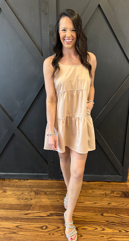 Tarrah Tiered Mini Dress