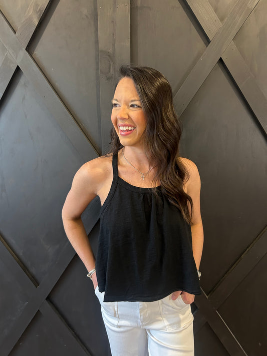 The Rachel Racerback Swing Tank - 3 Colors