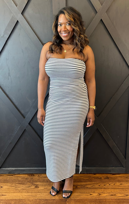 Z Supply Ainslie Stripe Midi Skirt