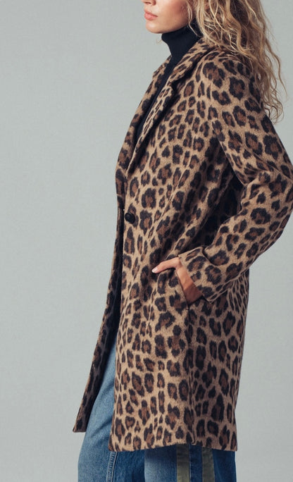 The Layla Leopard Coat