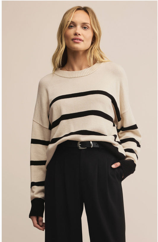 Z Supply Jordane Striped Sweater