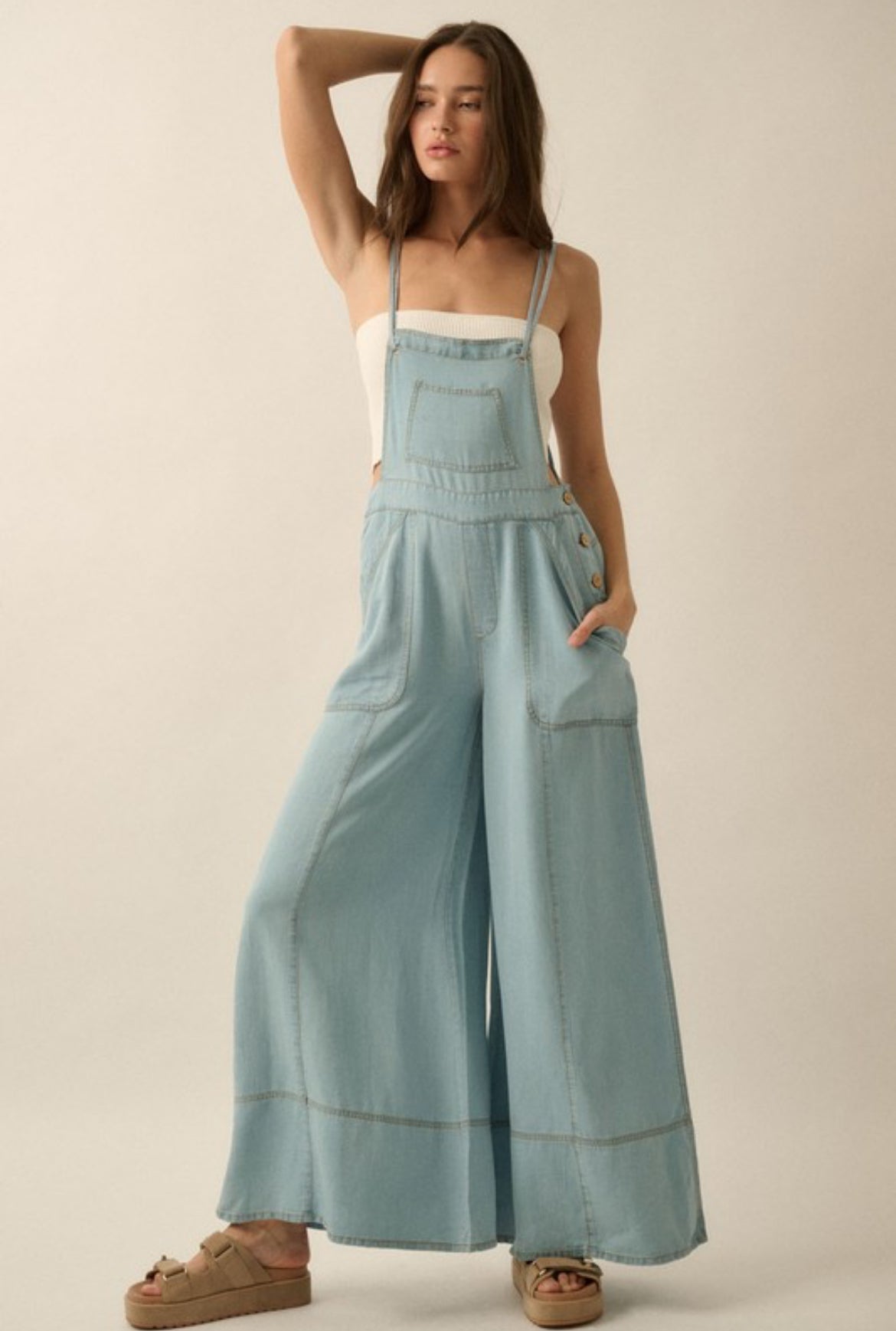 Preston Wide Leg Overall