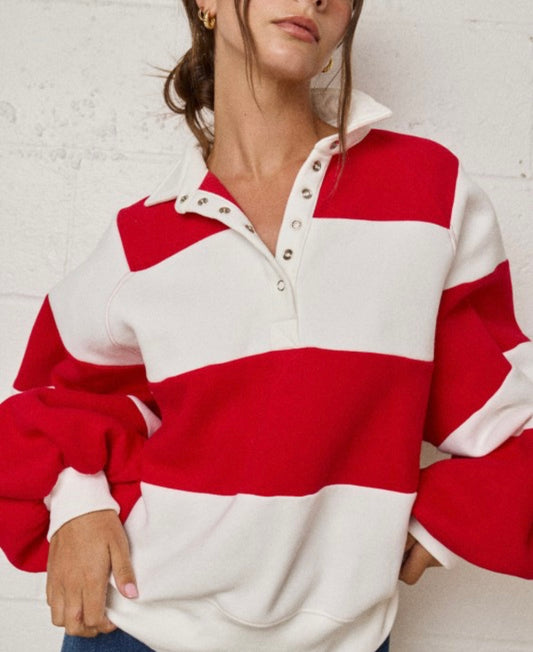 Piper Striped Pullover