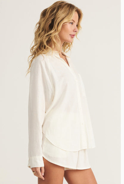 Z Supply Perfect Linen Button Up