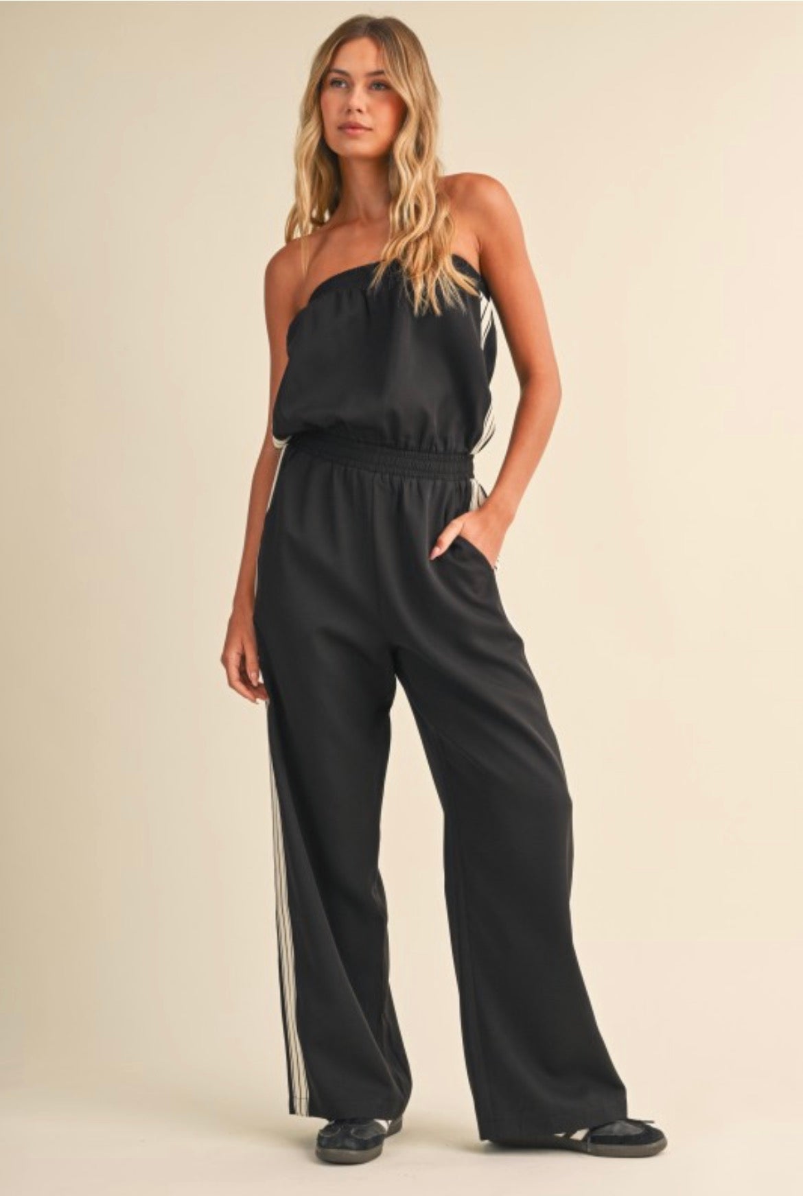 Varsity Stripe Jumpsuit PREORDER