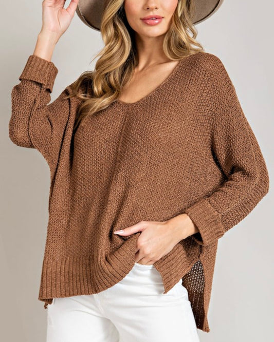 Only Yours Open Knit Sweater - 2 Colors