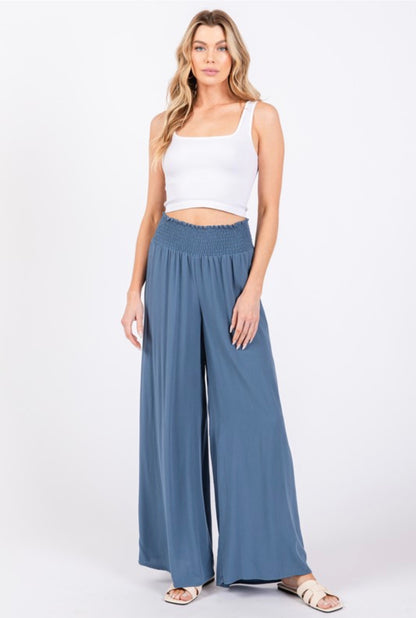 Sammy Smocked Pants - 2 Colors!