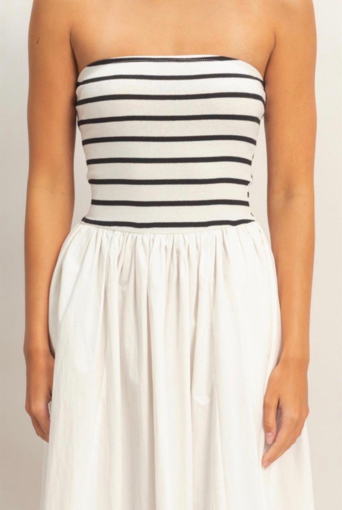 Striped Sundown Midi Dress