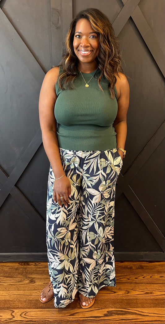The Lotus Smocked Pant