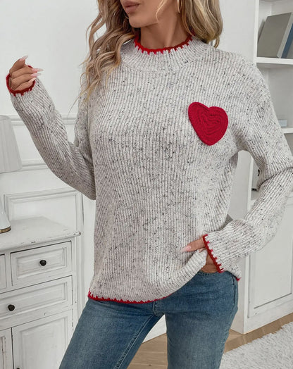 Sweetheart Mock Neck