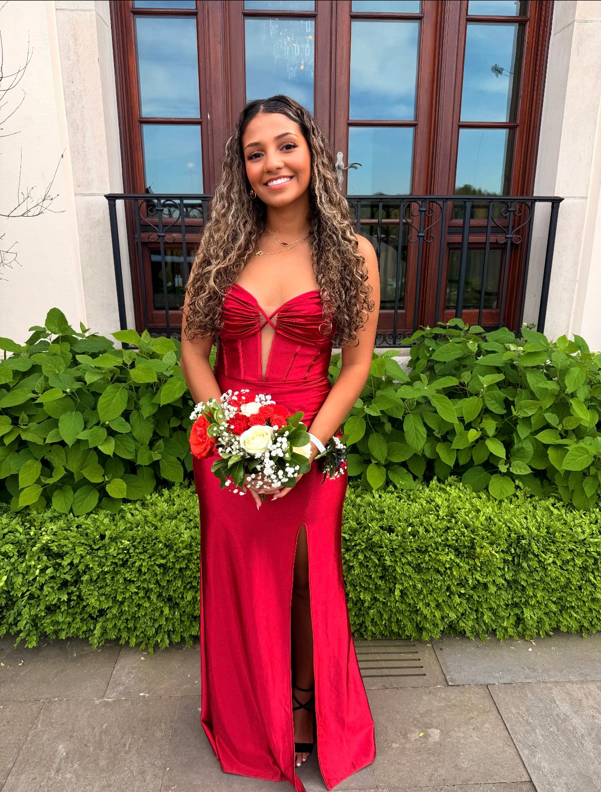 PS Red Gown