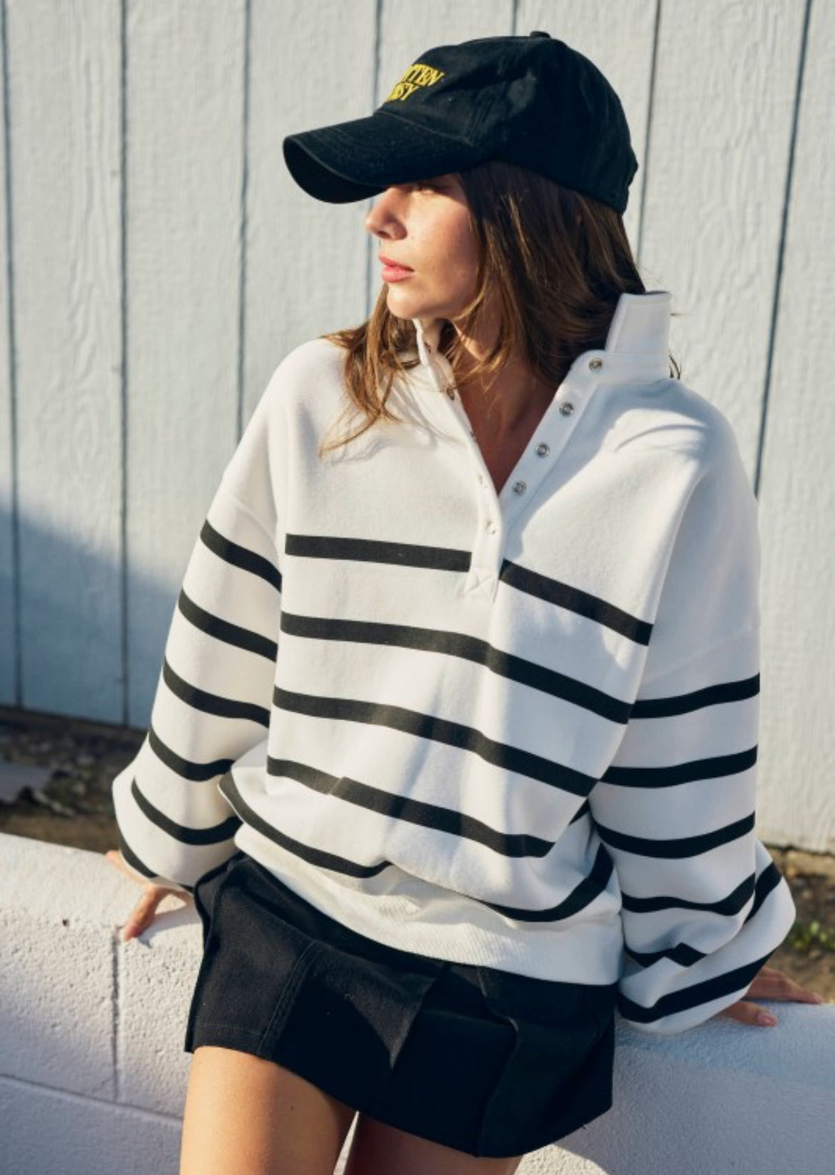 Addison Stripe Pullover - PREORDER