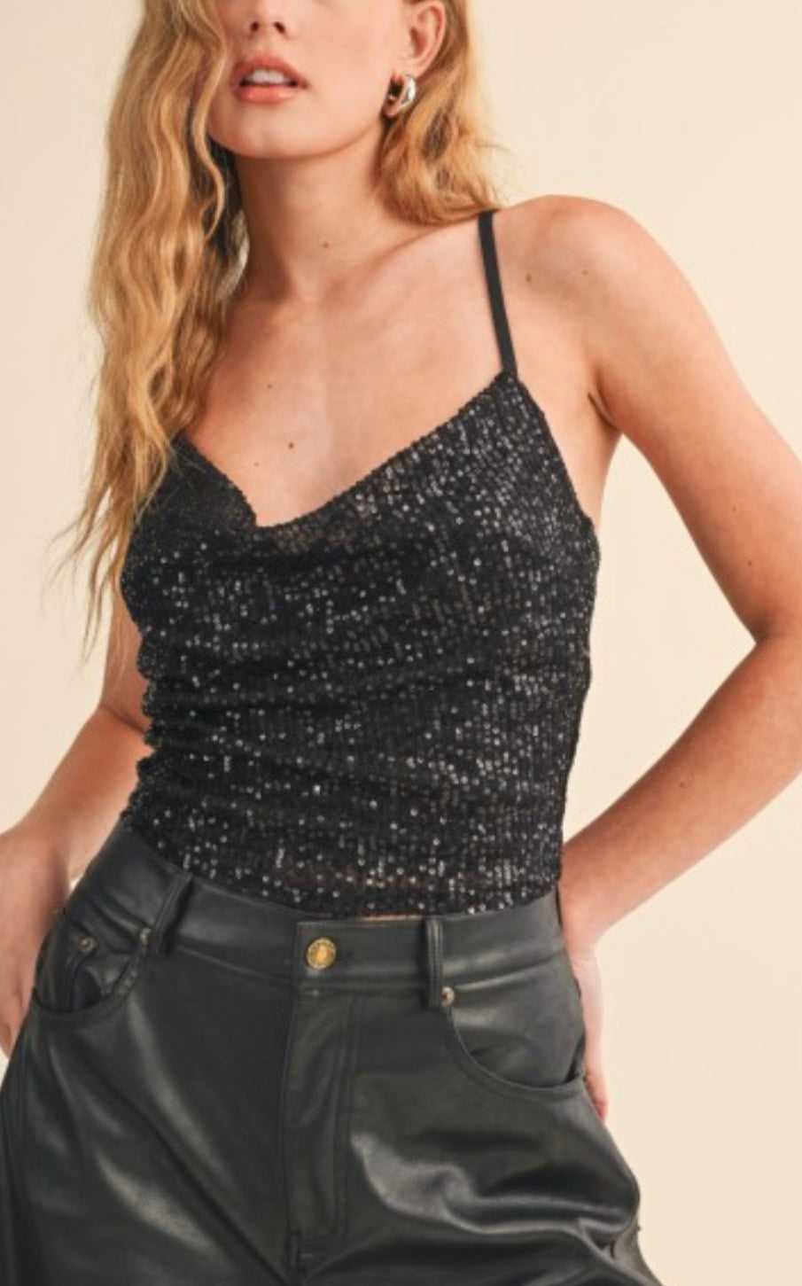 The Sassy Sequin Tank - 2 Colors