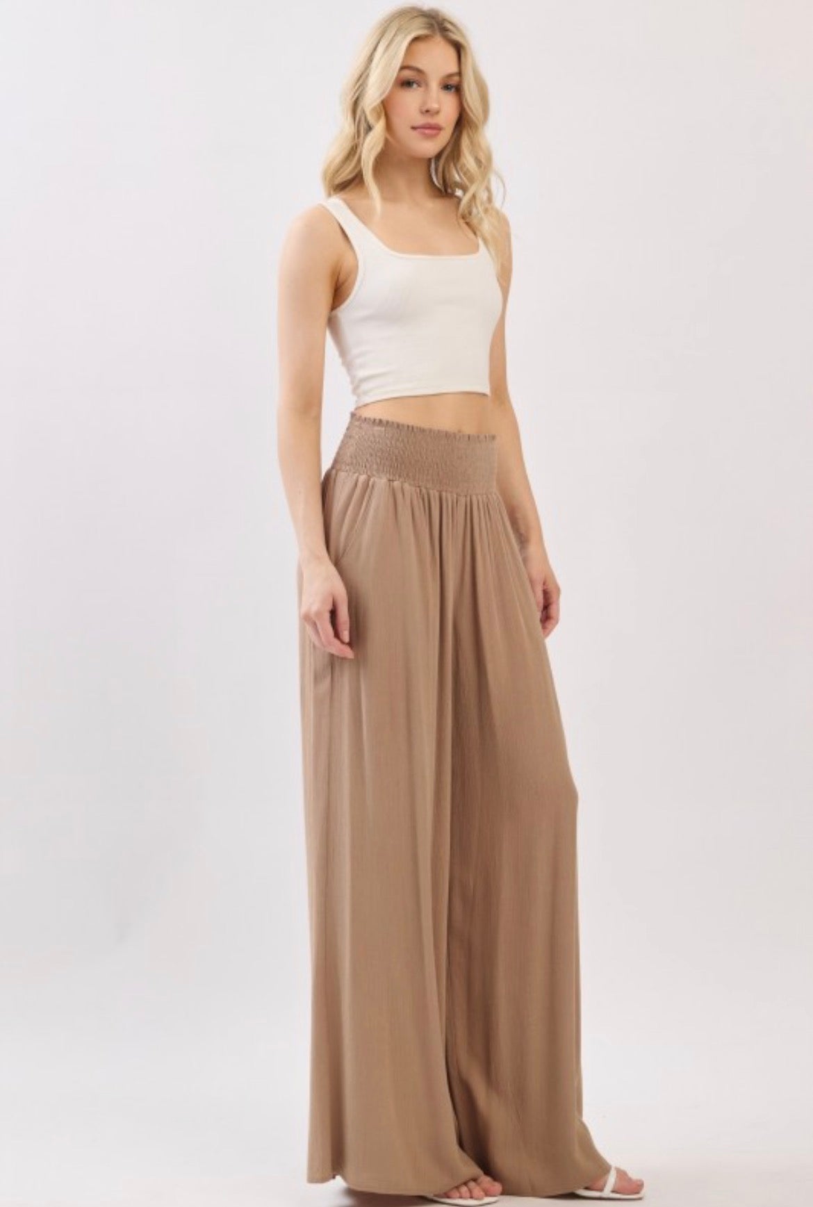 Sammy Smocked Pants - 2 Colors!