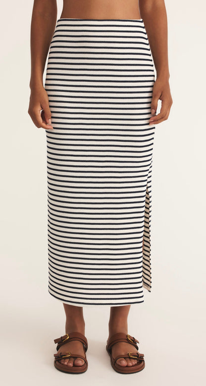 Z Supply Ainslie Stripe Midi Skirt