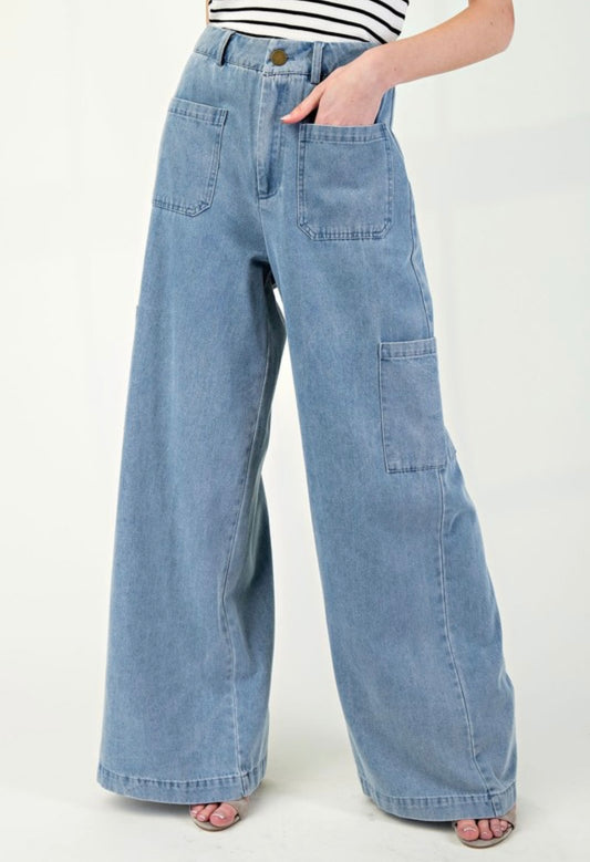 The Cara Cargo Denim