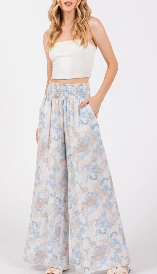 The Finley Smocked Pants - 2 Colors