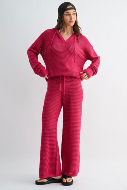 Breezy Crochet Wide Leg Pants