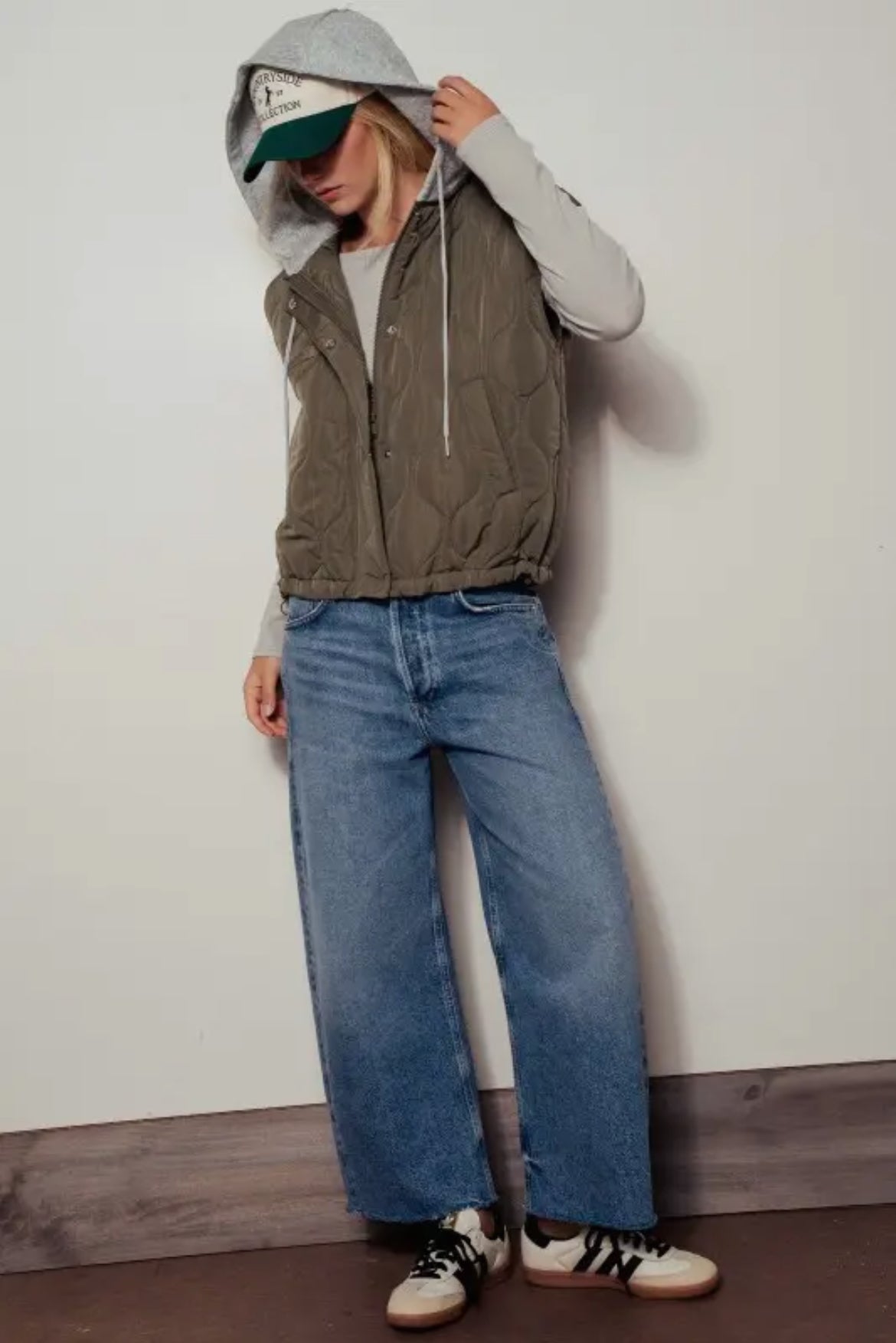 Varsity Hooded Vest