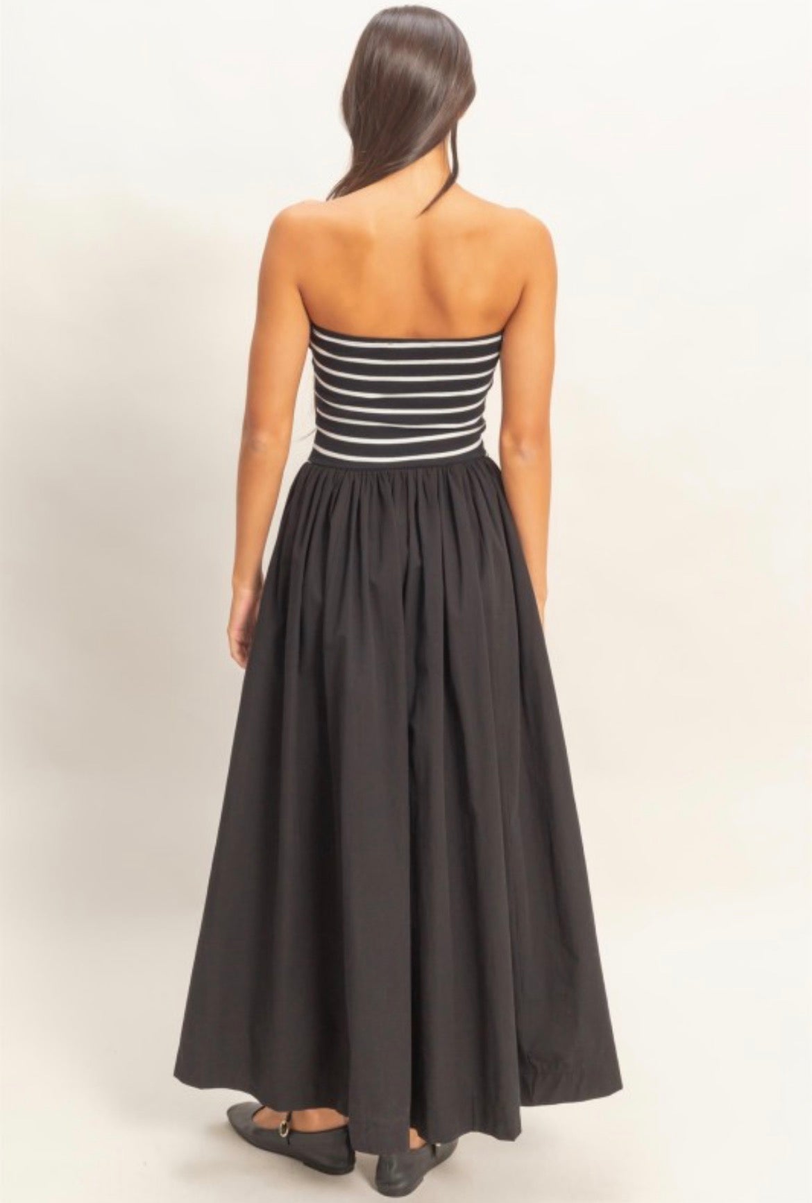 Striped Sundown Midi Dress