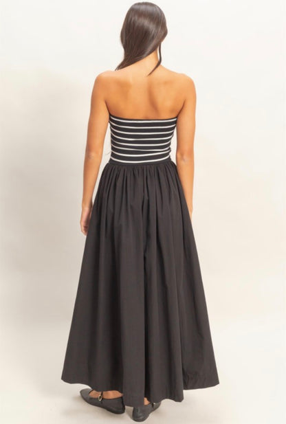 Striped Sundown Midi Dress