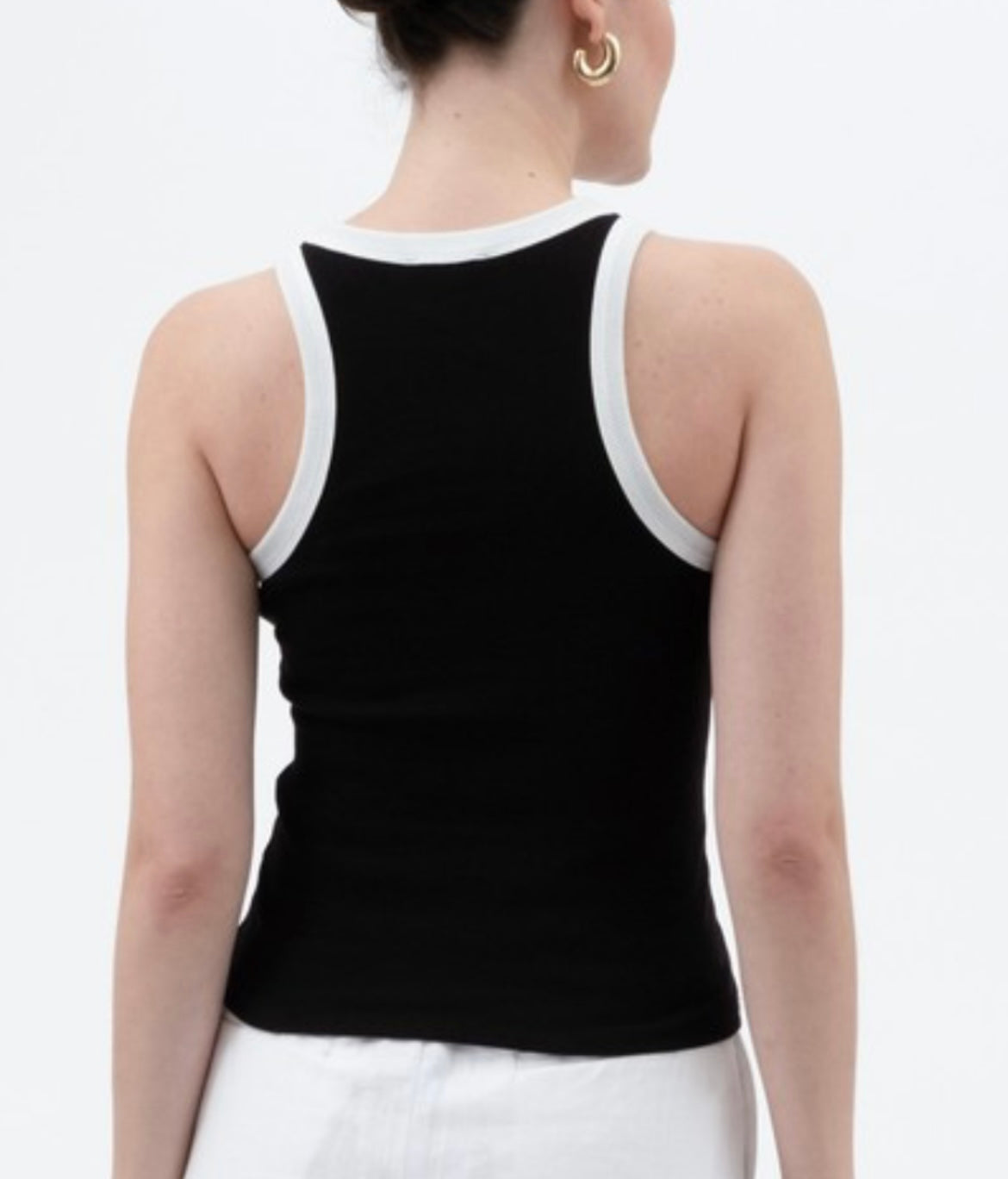 Contrast Racerback Tank