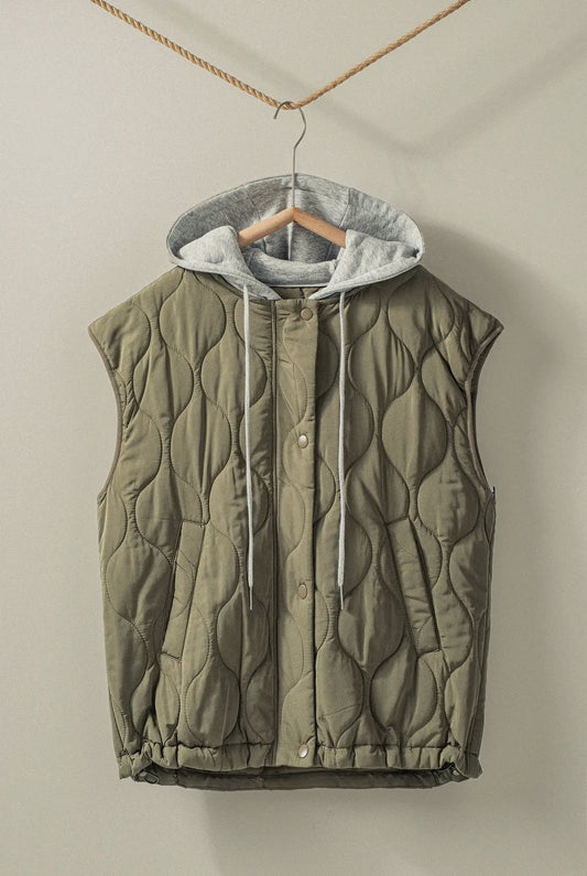 Varsity Hooded Vest